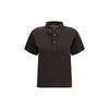 Margiela Brown Viscose Polo Shirt