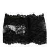 Dolce & Gabbana Black Lace Bandeau Bustier Top Sheer Stretch Underwear