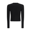 Balmain Black Viscose Cardigan