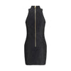 Balmain Black Viscose Cocktail Dress