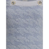 Balmain Light Blue Polyamide Casual Dress