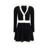 Balmain Black Viscose Casual Dress