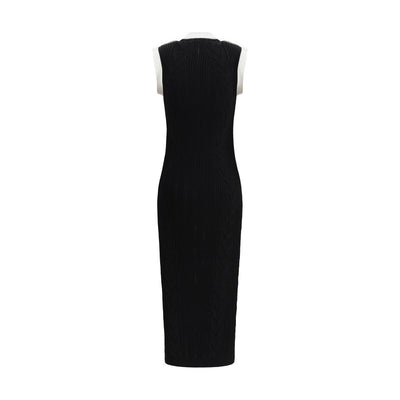 Balmain Black Viscose Casual Dress