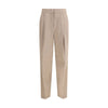 Fabiana Filippi Beige Fleece Wool Dress Pants