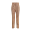 Fabiana Filippi Beige Fleece Wool Dress Pants