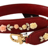Dolce & Gabbana Floral Crystals Exotic Shoulder Strap Bag Accessory