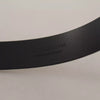 Dolce & Gabbana Calf Leather Silver Tone Black Metal Buckle Belt