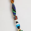 Dolce & Gabbana Multicolor Murano Glass Beads Gold Chain Jewelry Necklace