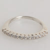 Nialaya Sterling Silber 925 Band Pave CZ Kristall Eternity Ring