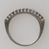 Nialaya Sterling Silber 925 Band Pave CZ Kristall Eternity Ring