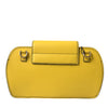 Dolce & Gabbana Yellow Smooth Leather DG Logo Clutch Crossbody Case Bag
