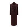 Brunello Cucinelli Bordeaux Cashmere Coat