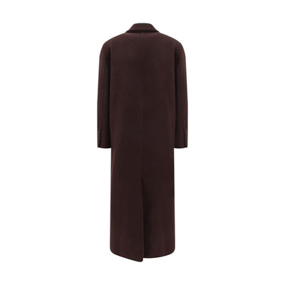 Brunello Cucinelli Bordeaux Cashmere Coat