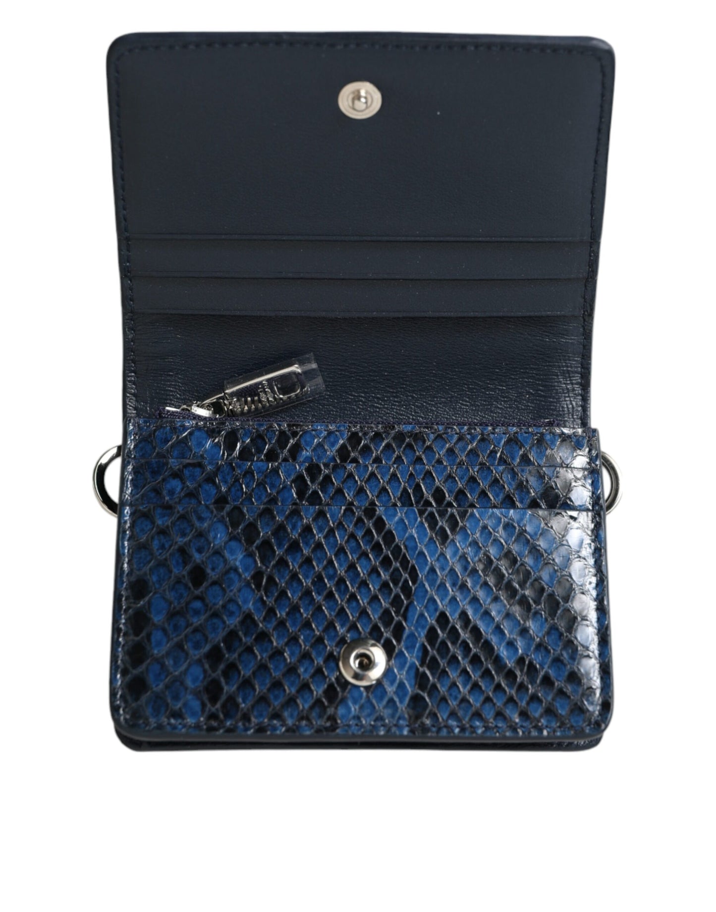 Dolce &amp; Gabbana Mini-Schultertasche/Umhängetasche aus beigefarbenem Raffialeder mit blauen Lederdetails