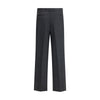 Vivienne Westwood Gray Fleece Wool Casual Pants