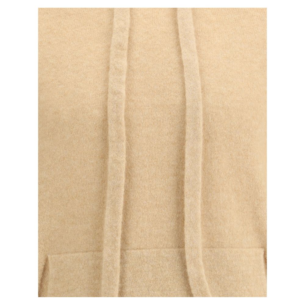 Laneus Beige Kaschmir-Hoodie
