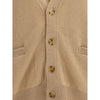 Laneus Beige Merino Wool Cardigan