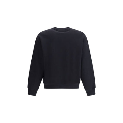 Maison Kitsuné Schwarzes Baumwoll-Sweatshirt