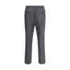 Ami Paris Gray Fleece Wool Casual Pants