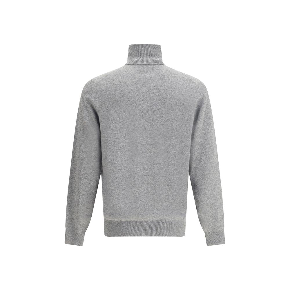Brunello Cucinelli Grauer Kaschmirpullover