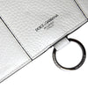 Dolce & Gabbana White Calfskin Leather Large Crossbody Card Holder Wallet