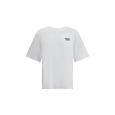 Maison Kitsuné Weißes Baumwoll-T-Shirt