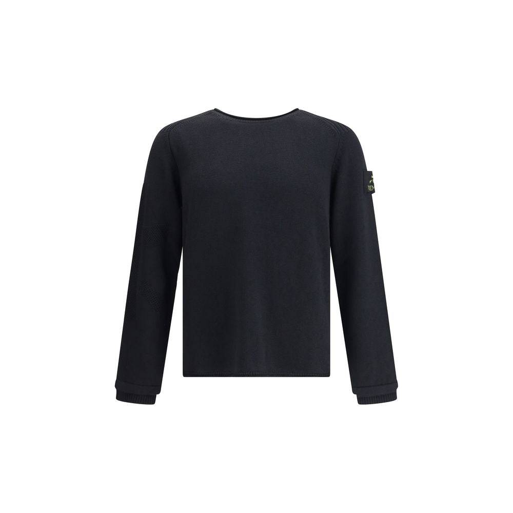 Premiata Schwarzes Merino-Woll-Sweatshirt
