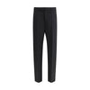 Rick Owens Black Fleece Wool Dress Pants