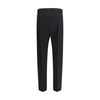 Rick Owens Black Fleece Wool Dress Pants