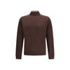 Cruna Brown Wool Turtleneck