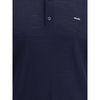 Prada Blue Fleece Wool Polo Shirt