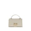 PINKO Cream Calf Leather Bos Taurus Wallet