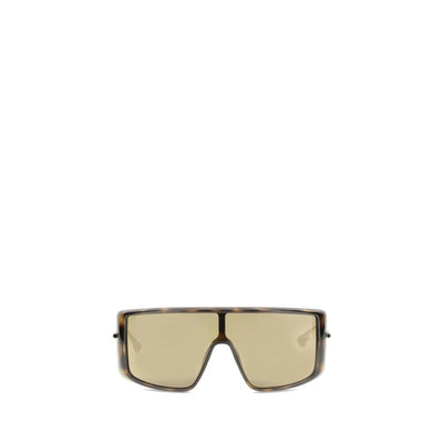 Alexander McQueen Sonnenbrille aus braunem Acetat