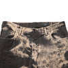 Dolce & Gabbana Beige Black Corduroy Tie-Dye Cotton Blend Pants