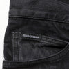 Dolce & Gabbana Black Washed Cotton Skinny Men Denim Jeans