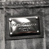Dolce & Gabbana Black Grey Graphic Print Denim Pants Jeans