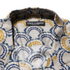 Dolce & Gabbana Cream Cotton Silk Hawaii Scallop Shell Print Shirt