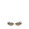 Alexander McQueen Sonnenbrille aus braunem Acetat