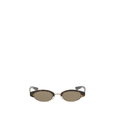 Alexander McQueen Sonnenbrille aus braunem Acetat
