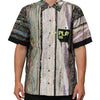 Dolce & Gabbana Multicolor Graphic Collared Casual Shirt