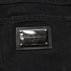 Dolce & Gabbana Black Cotton Regular Denim Men Trouser Jeans