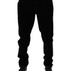 Dolce & Gabbana Black Cotton Slim Fit Denim Trouser Jeans