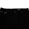 Dolce & Gabbana Black Cotton Slim Fit Denim Trouser Jeans