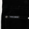 Dolce & Gabbana Black Cotton Slim Fit Denim Trouser Jeans