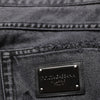 Dolce & Gabbana Black Tattered Skinny Cotton Men Denim Jeans