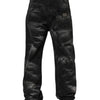 Dolce & Gabbana Black Marbled Effect Straight Men Denim Jeans