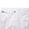 Dolce & Gabbana White Distressed Ripped Denim Trouser Jeans