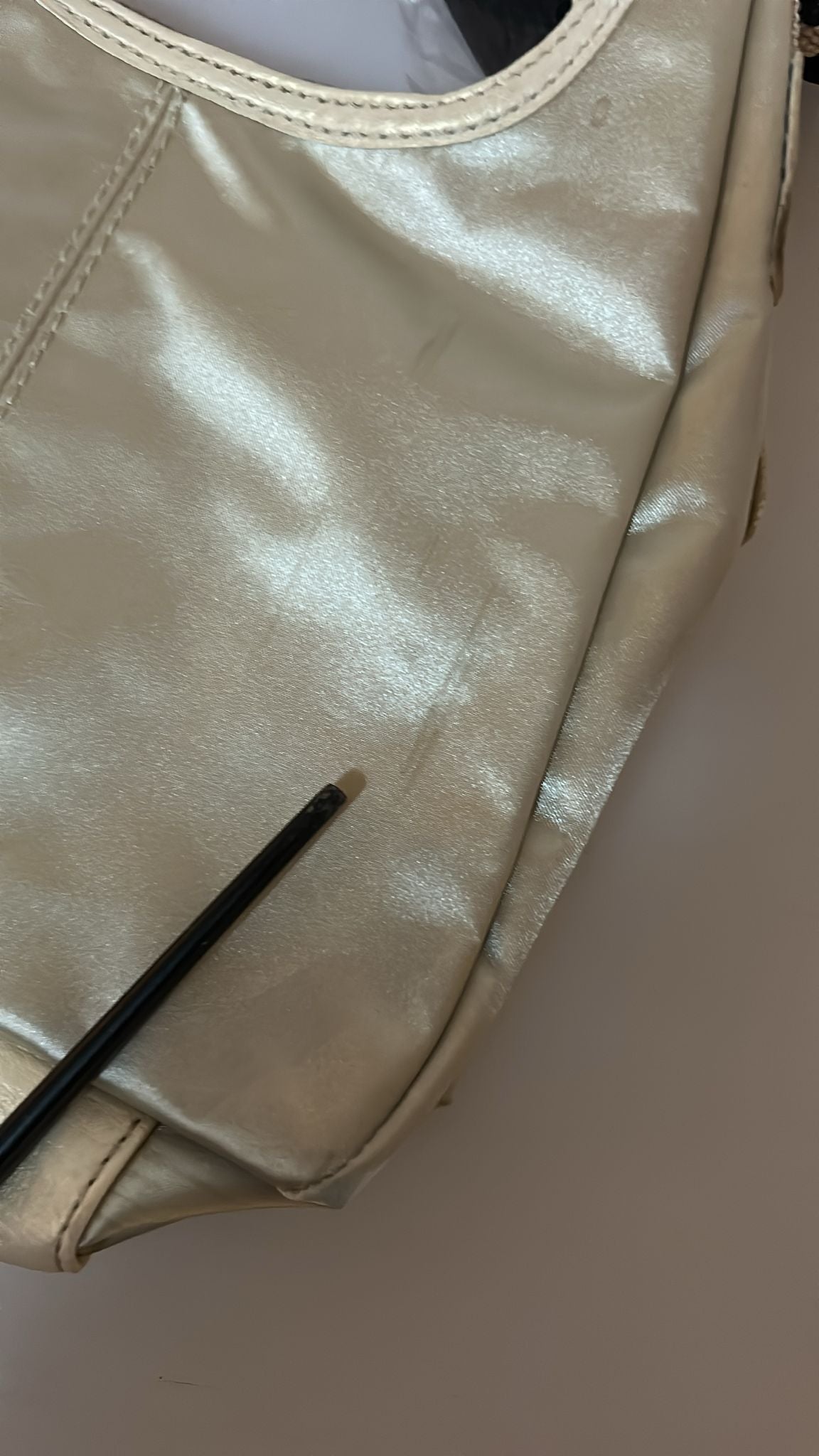 WAYFARER Weiße Schulter-Umhängetasche aus Stoff