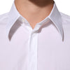 Dolce & Gabbana White Cotton MARTINI Men Formal Dress Shirt