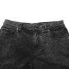 Dolce &amp; Gabbana Schwarze Baumwoll-Denim-Bermudashorts für Herren mit mittelhohem Bund